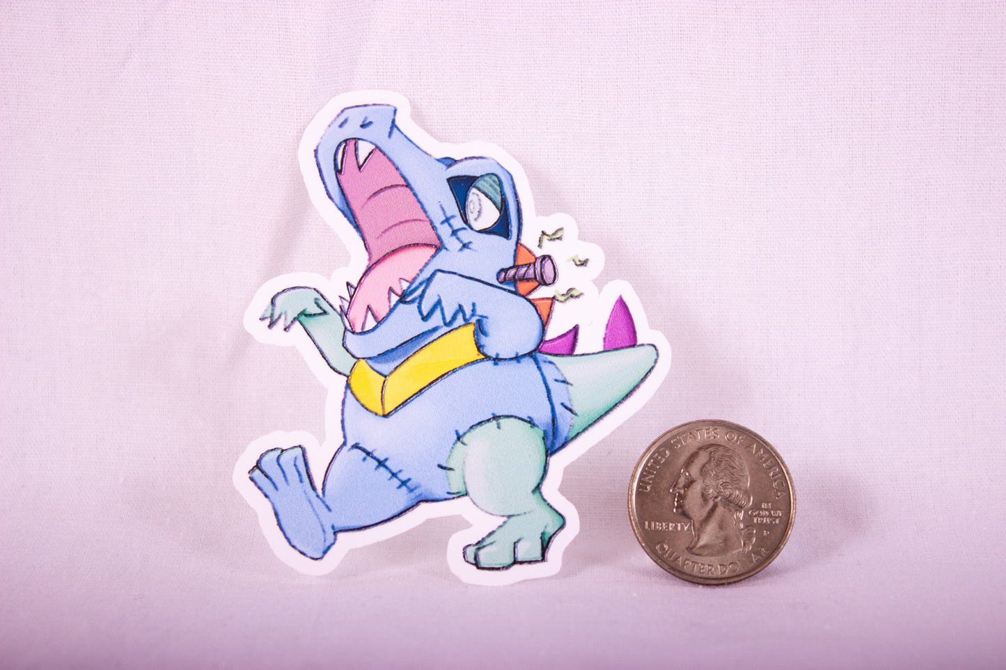 Totodile Halloween Sticker