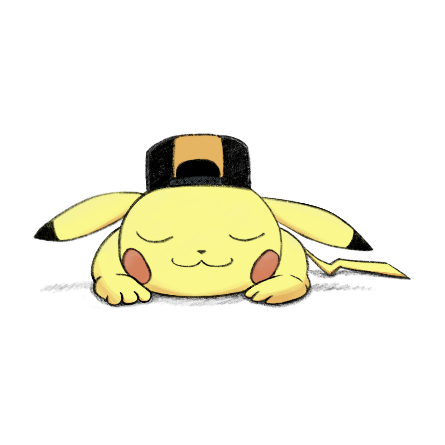 Sleepy Pikachu Sticker