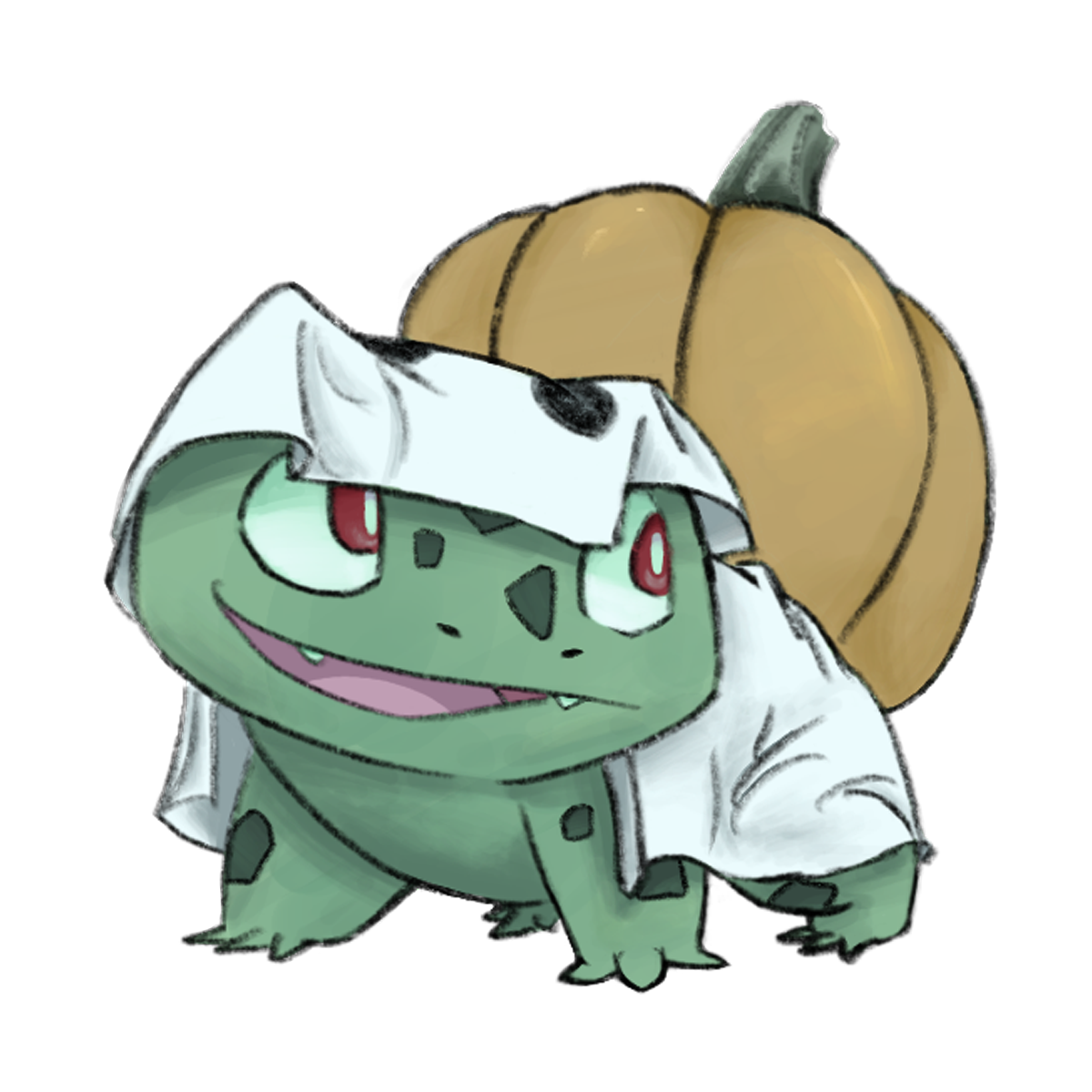 Bulbasaur Halloween Sticker