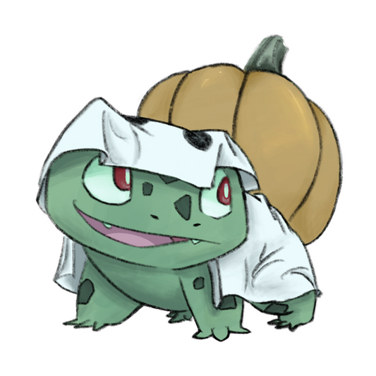 Bulbasaur Halloween Sticker