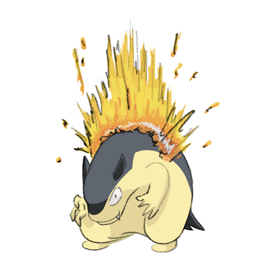 Chibi Typhlosion Sticker