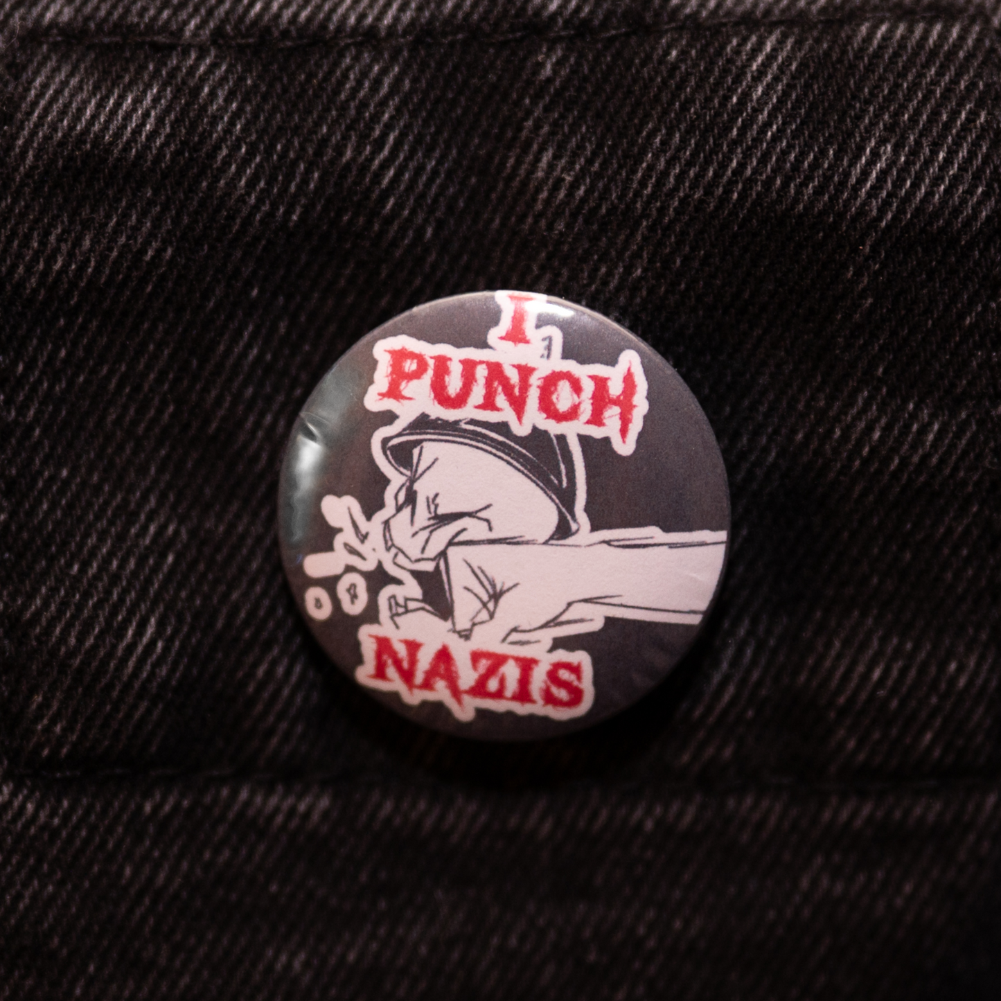 I Punch Nazis Button