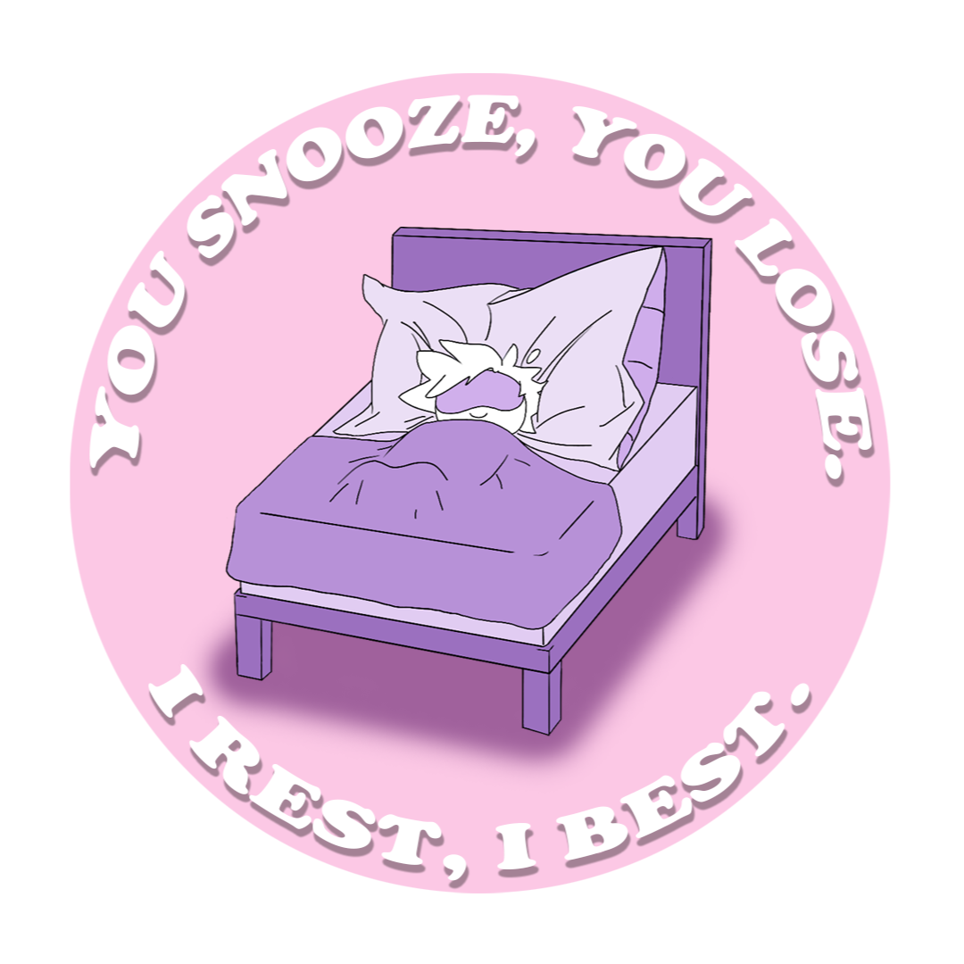 I Rest, I Best Sticker