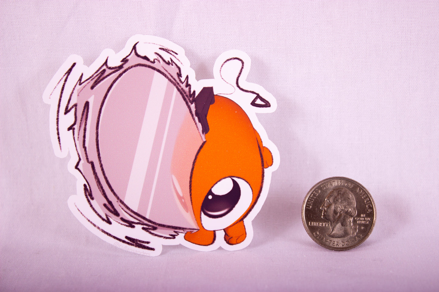 Pochita Snoot Sticker