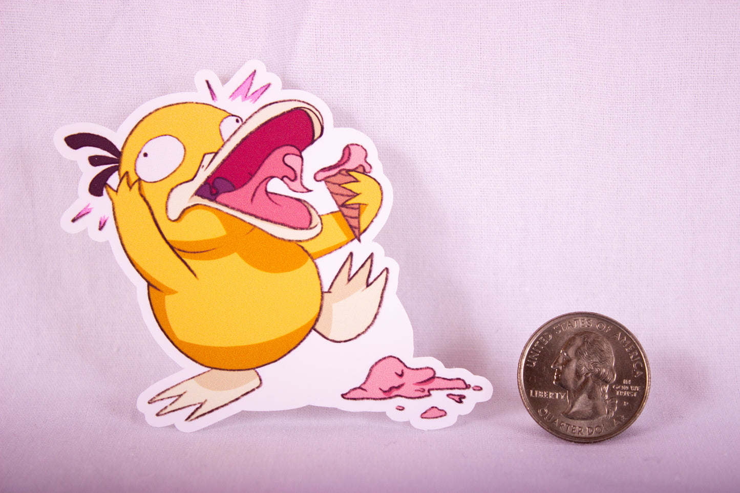 Psyduck Brain Freeze Sticker