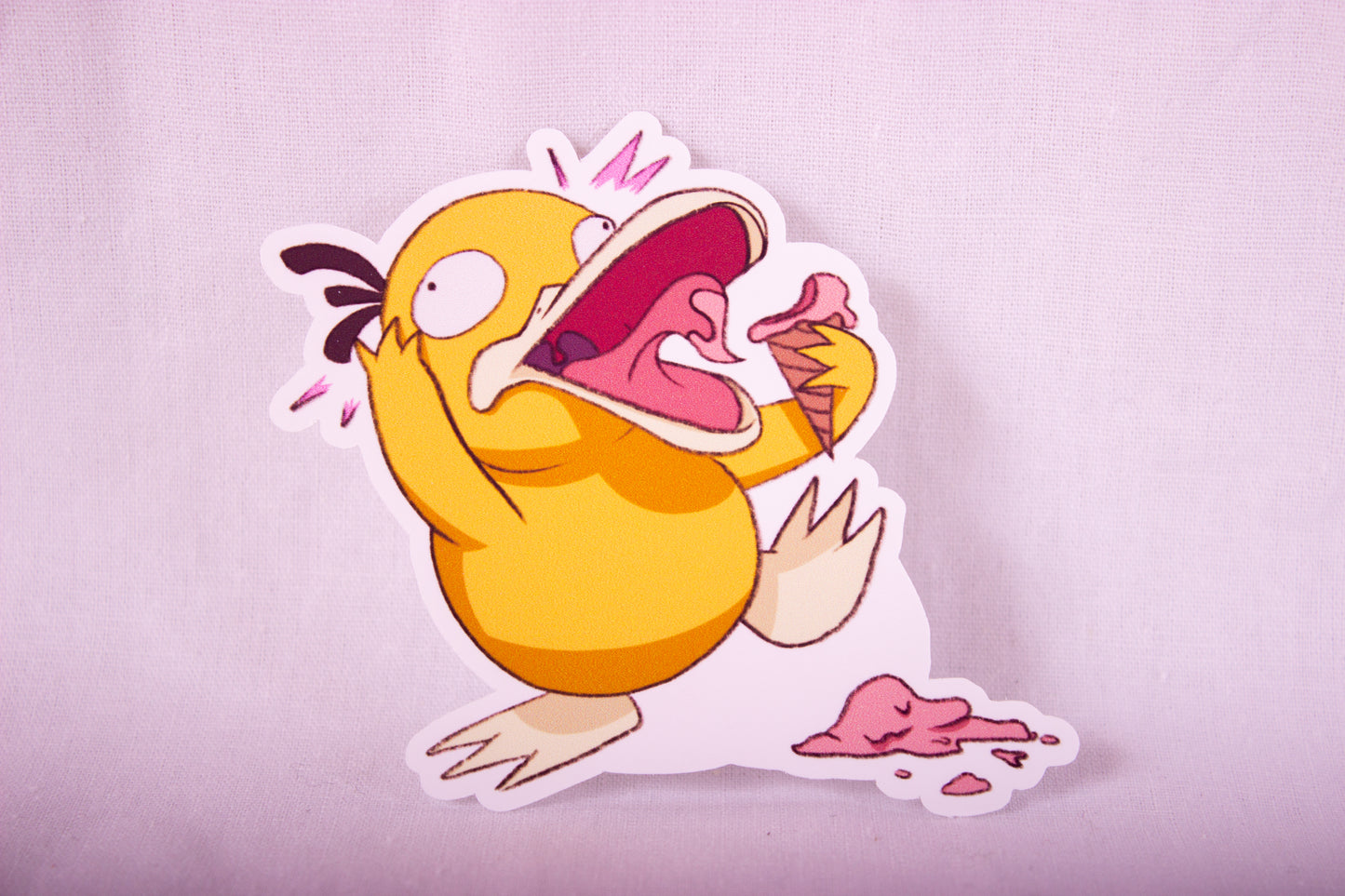 Psyduck Brain Freeze Sticker