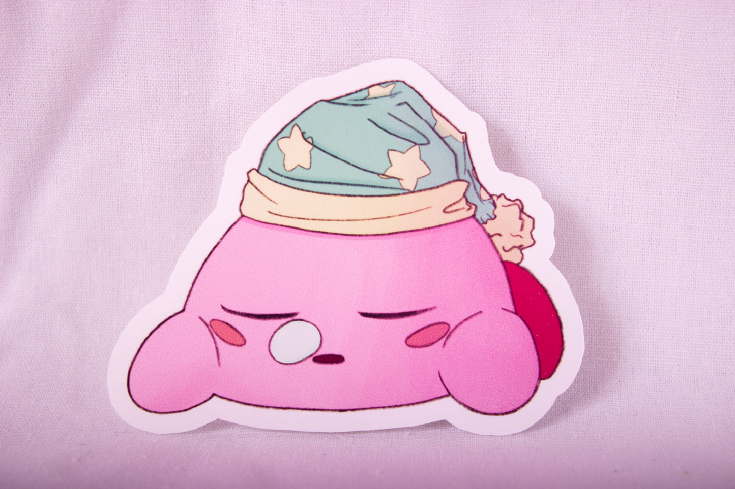 Sleepy Kirby Sticker