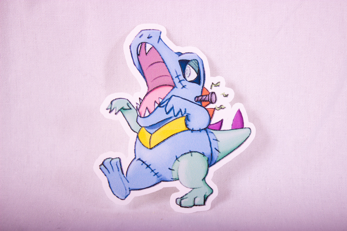 Totodile Halloween Sticker