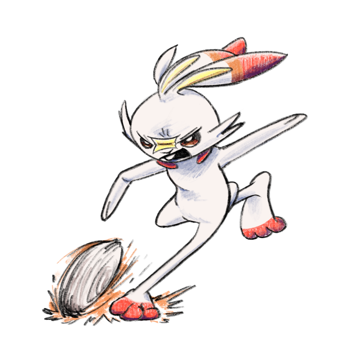 Scorbunny Sticker