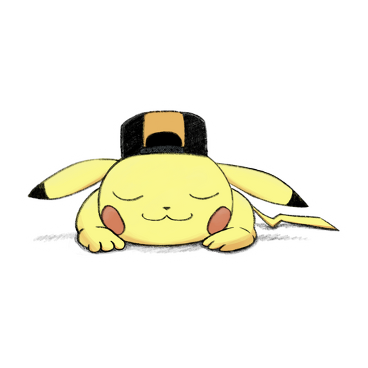 Sleepy Pikachu Sticker