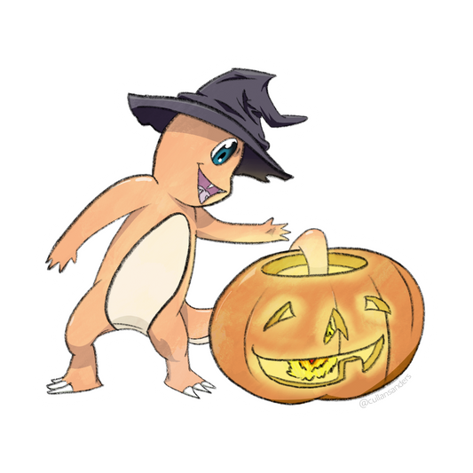 Charmander Halloween Sticker