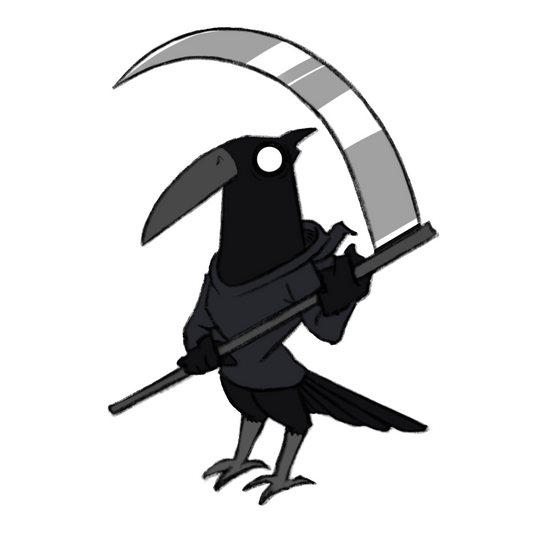 Death Crow Sticker