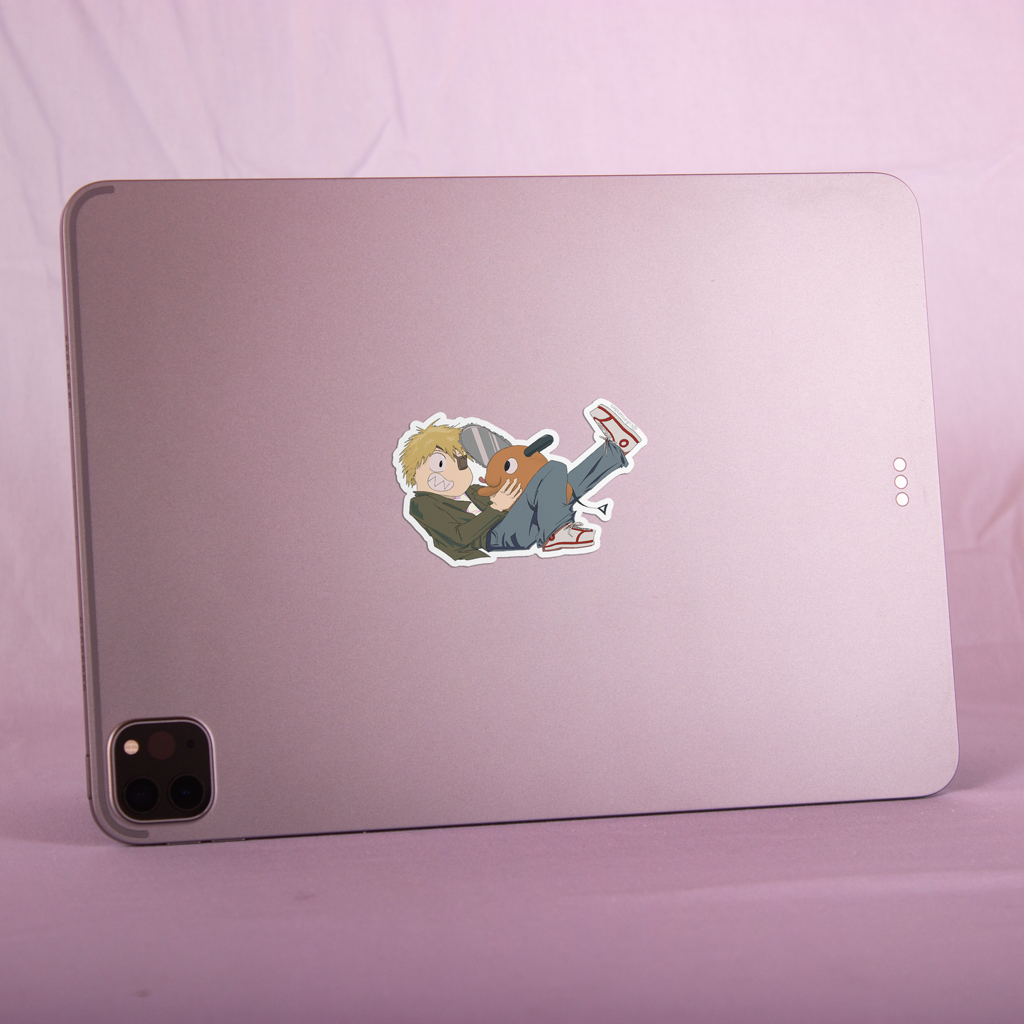 Denji and Pochita Sticker
