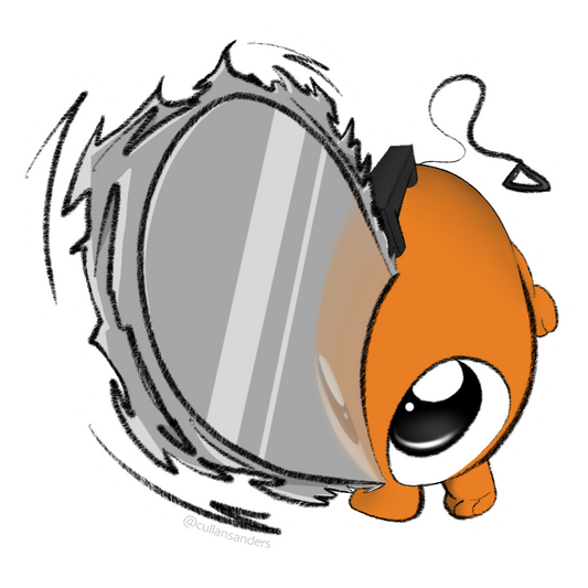 Pochita Snoot Sticker