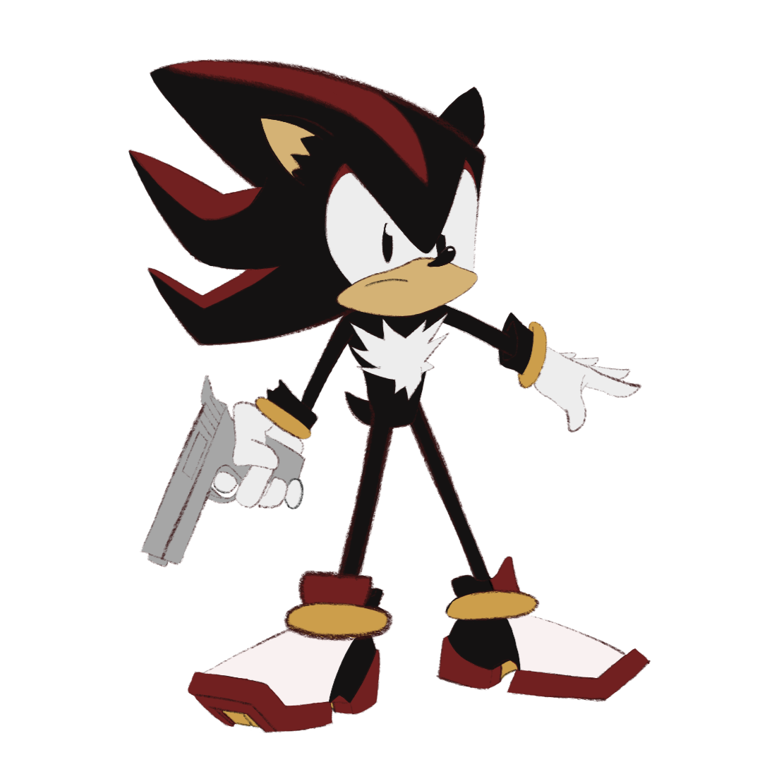 Shadow The Hedgehog Sticker