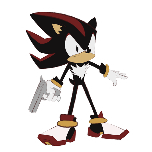 Shadow The Hedgehog Sticker