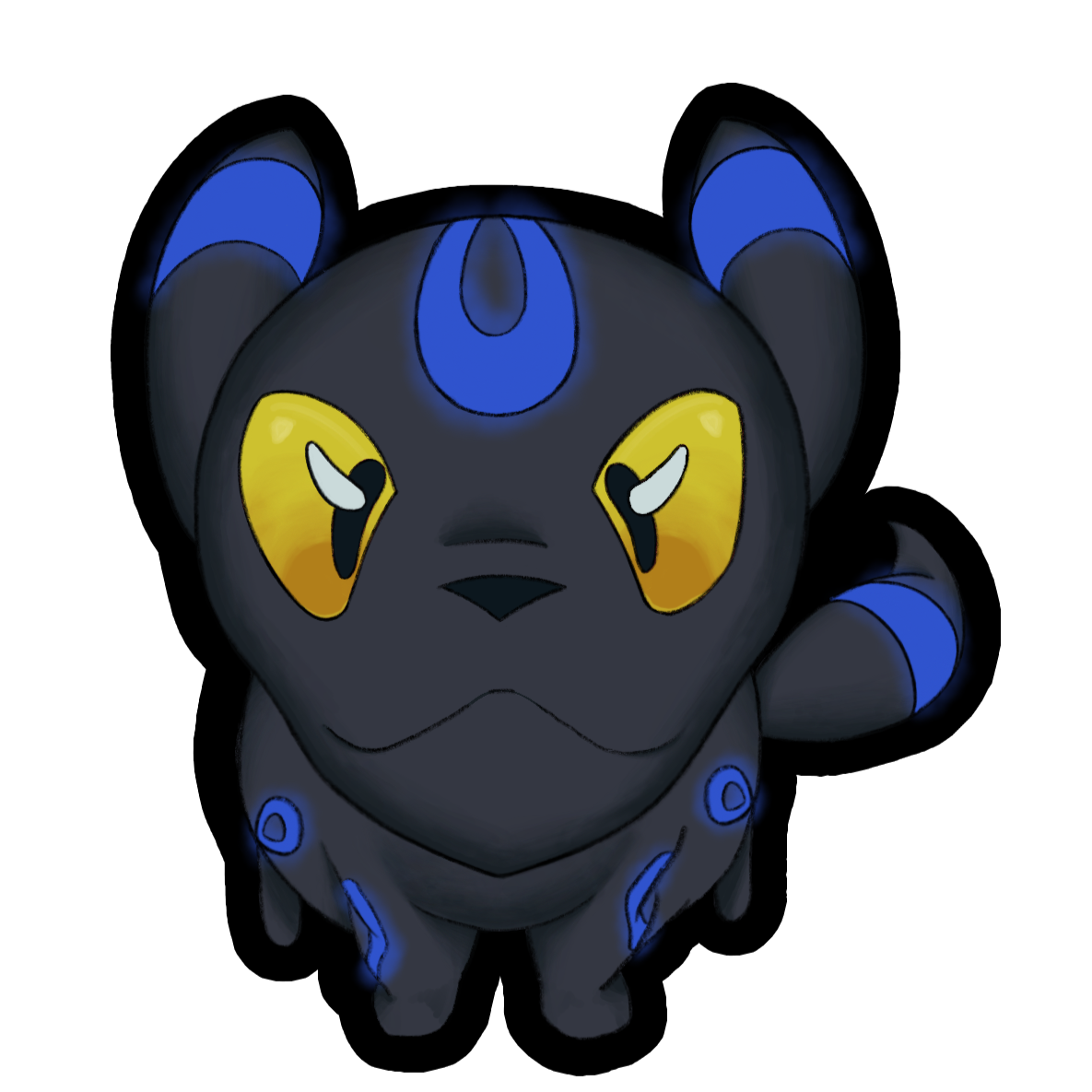 Shiny Umbreon Sniff Sticker