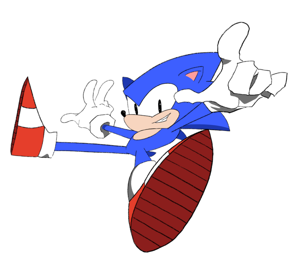 Sonic Action Sticker
