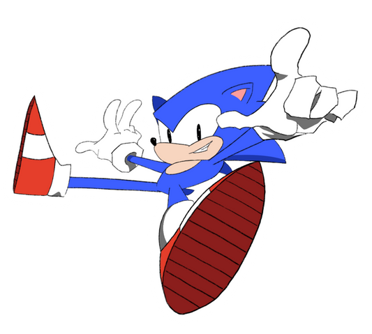 Sonic Action Sticker