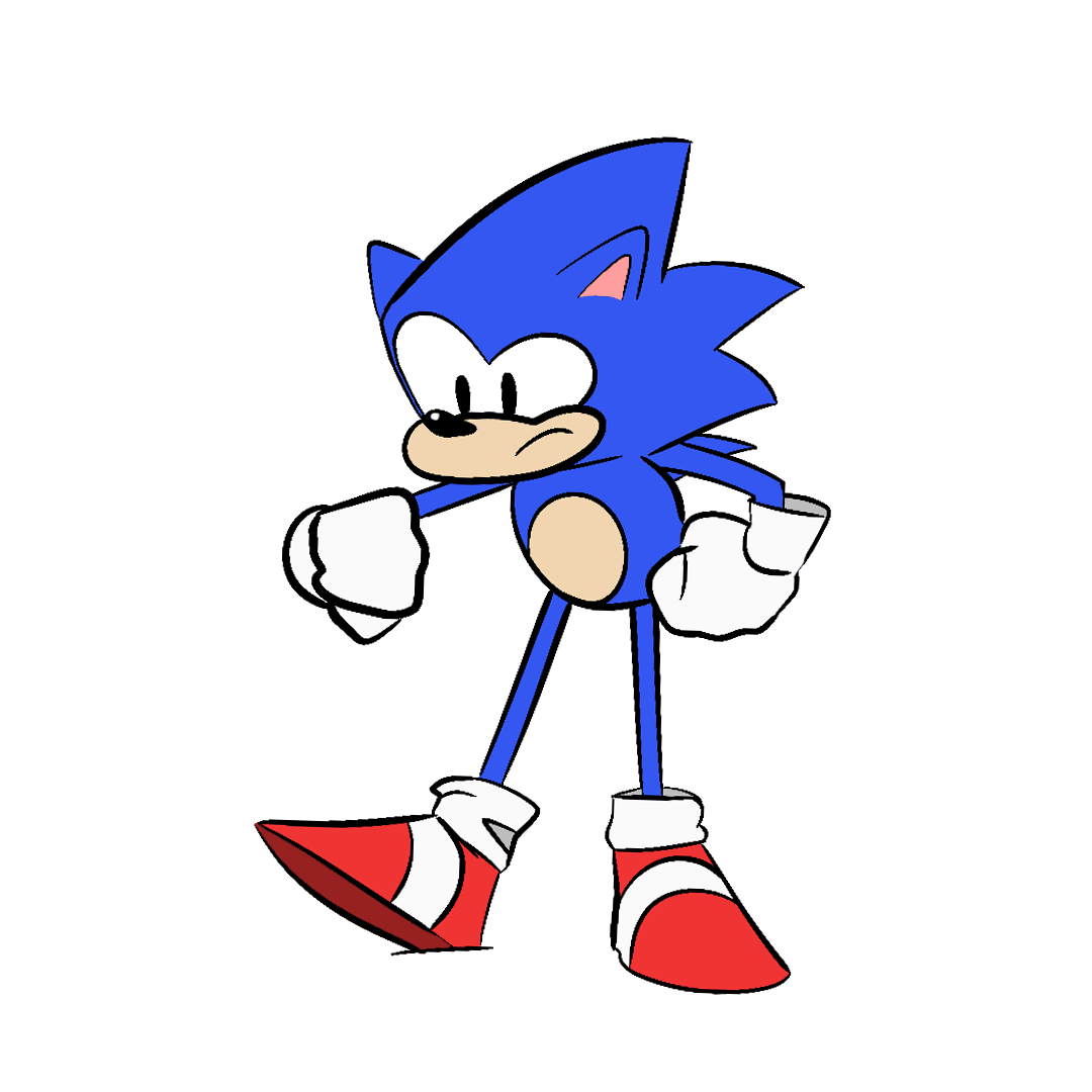 Sonic Waiting Sticker
