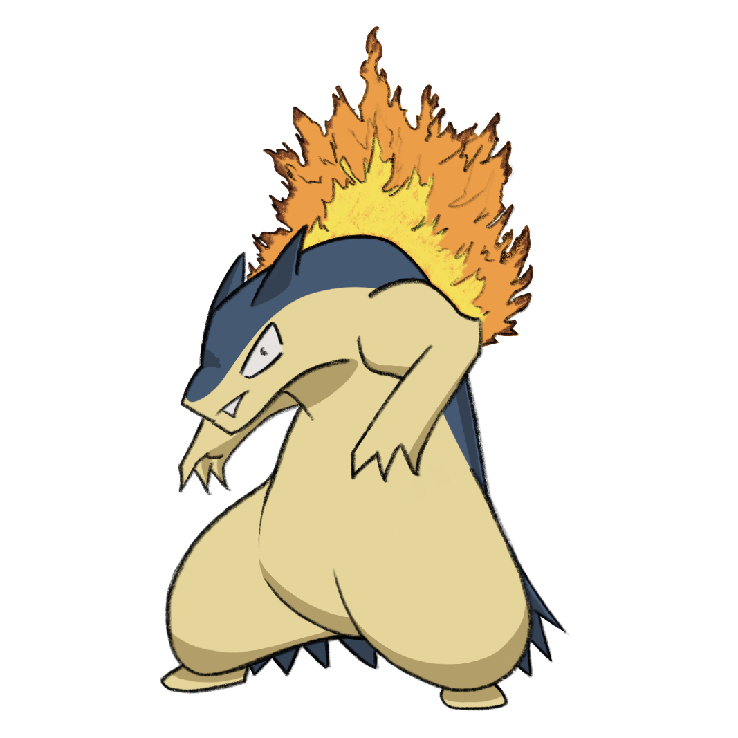 Typhlosion Sticker