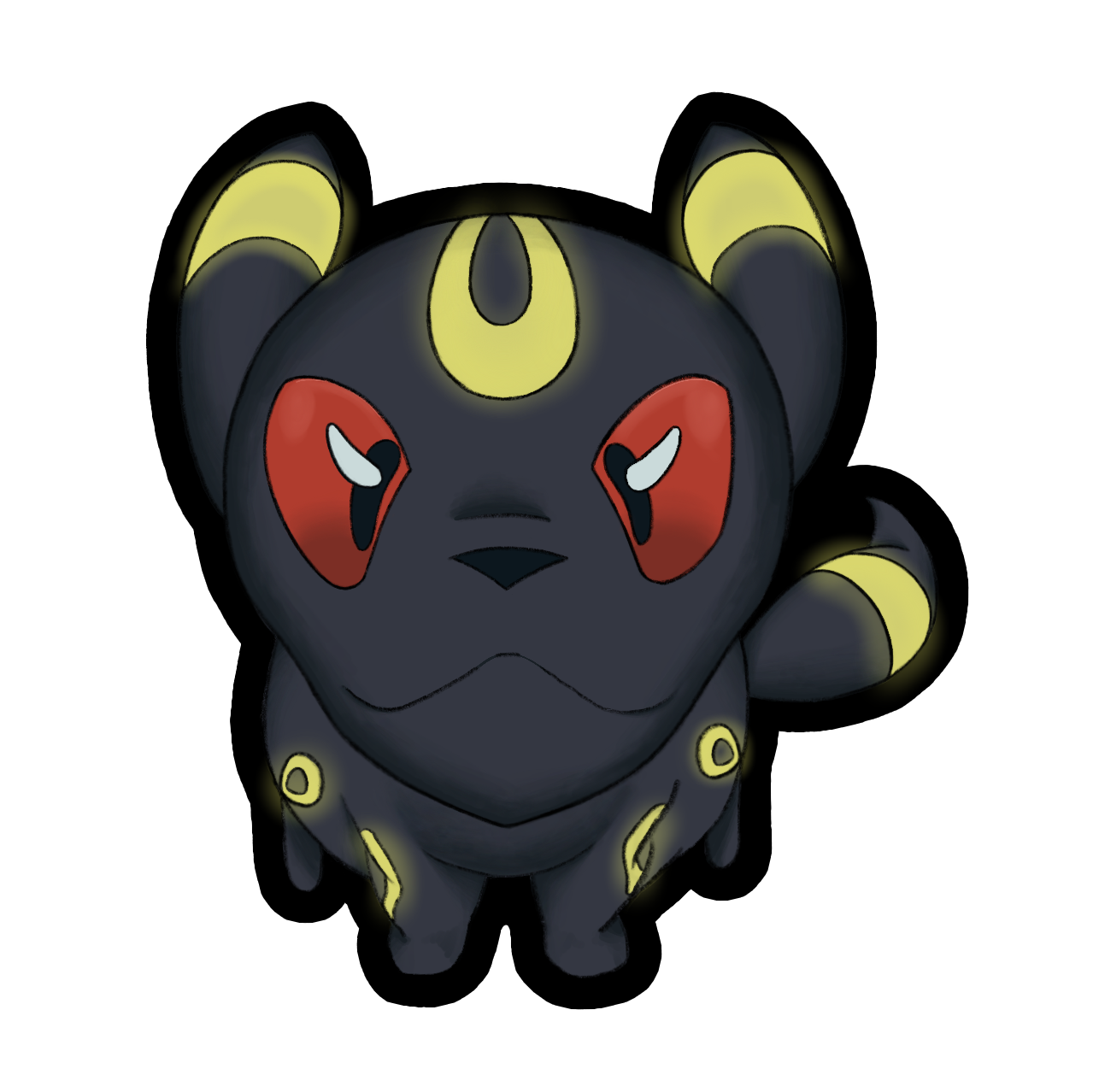Umbreon Sniff Sticker